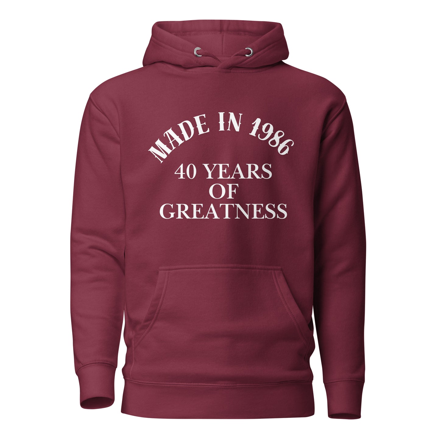 Made in 1986 Red Hoodie