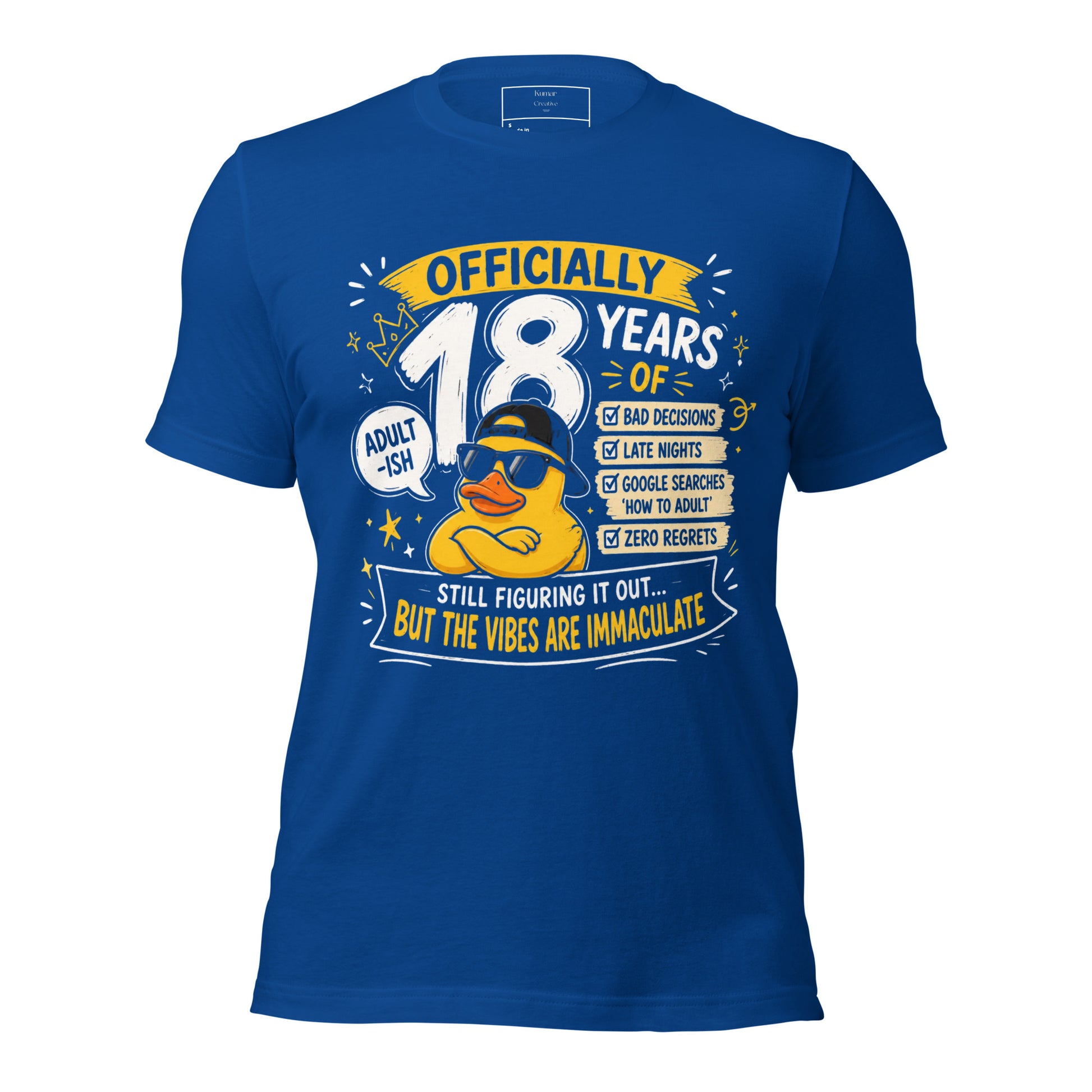 Officially 18 Years Old Blue T-Shirt