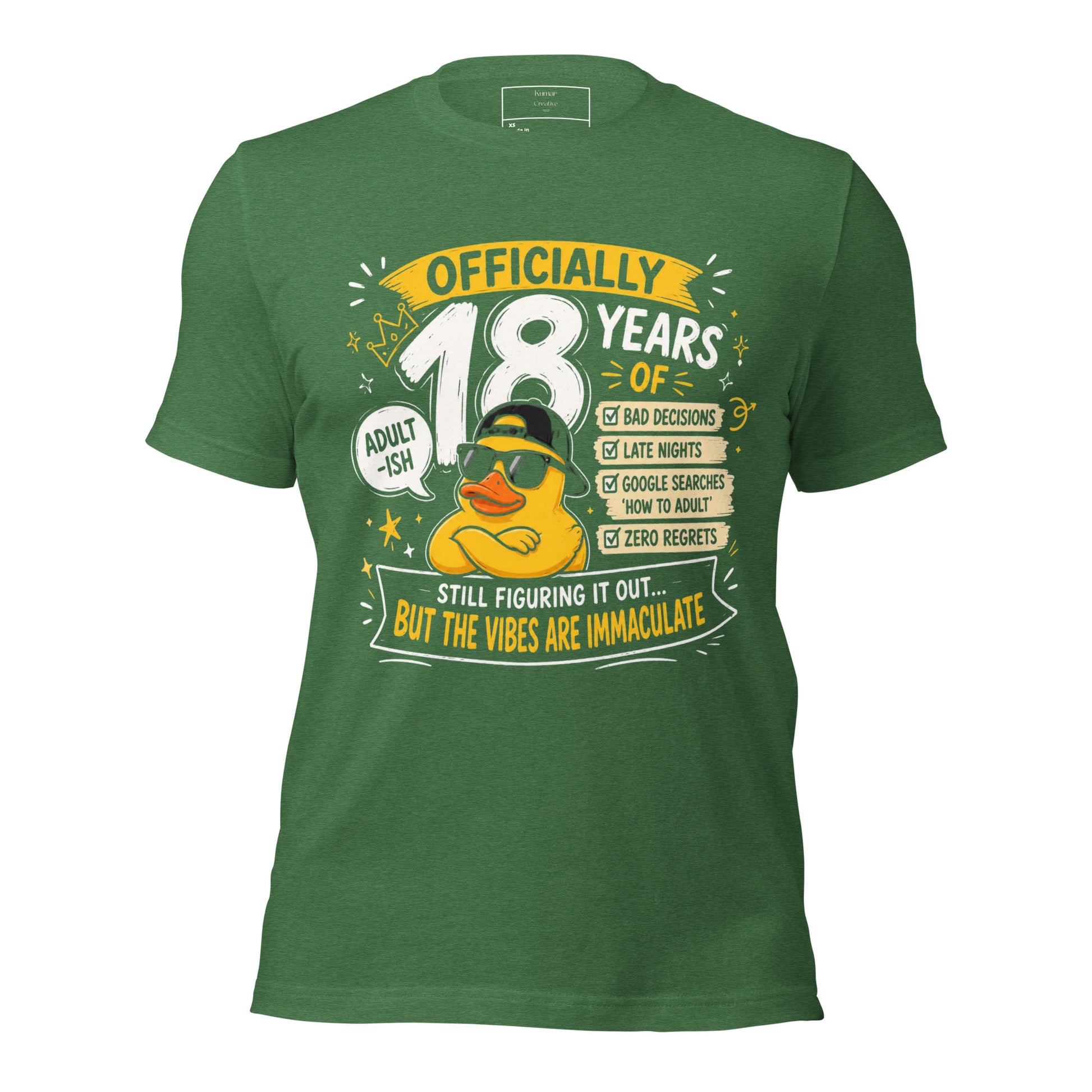 Officially 18 Years Old Green T-Shirt