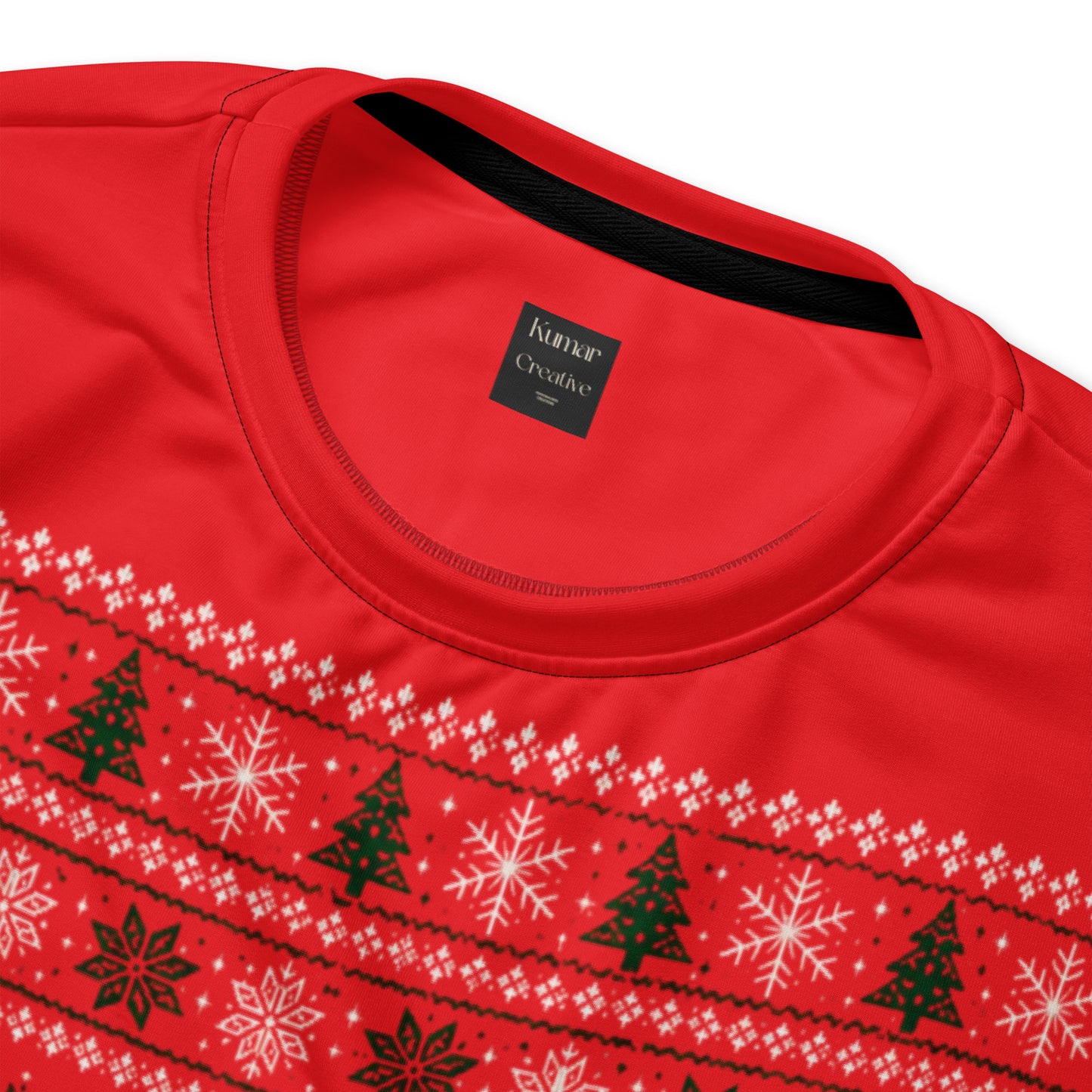 Label Of On The Naughty List Christmas Jumper