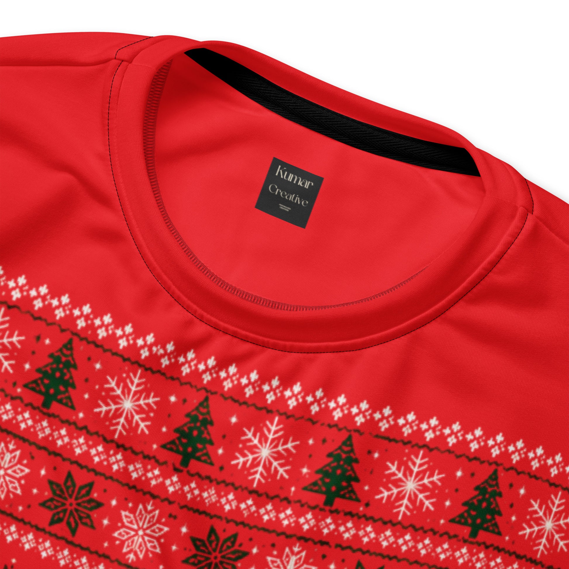 Label Of On The Naughty List Christmas Jumper
