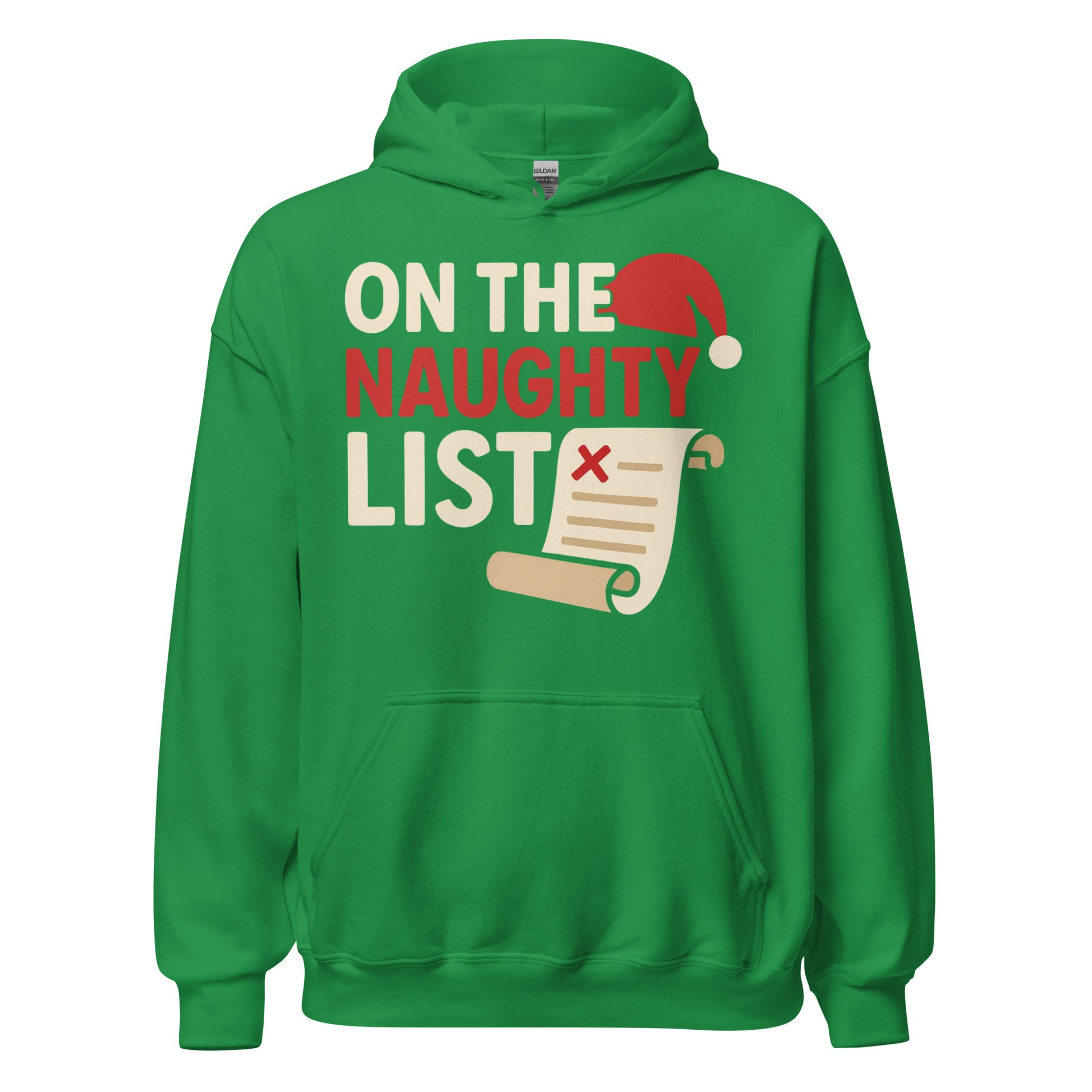 On The Naughty List Christmas Hoodie