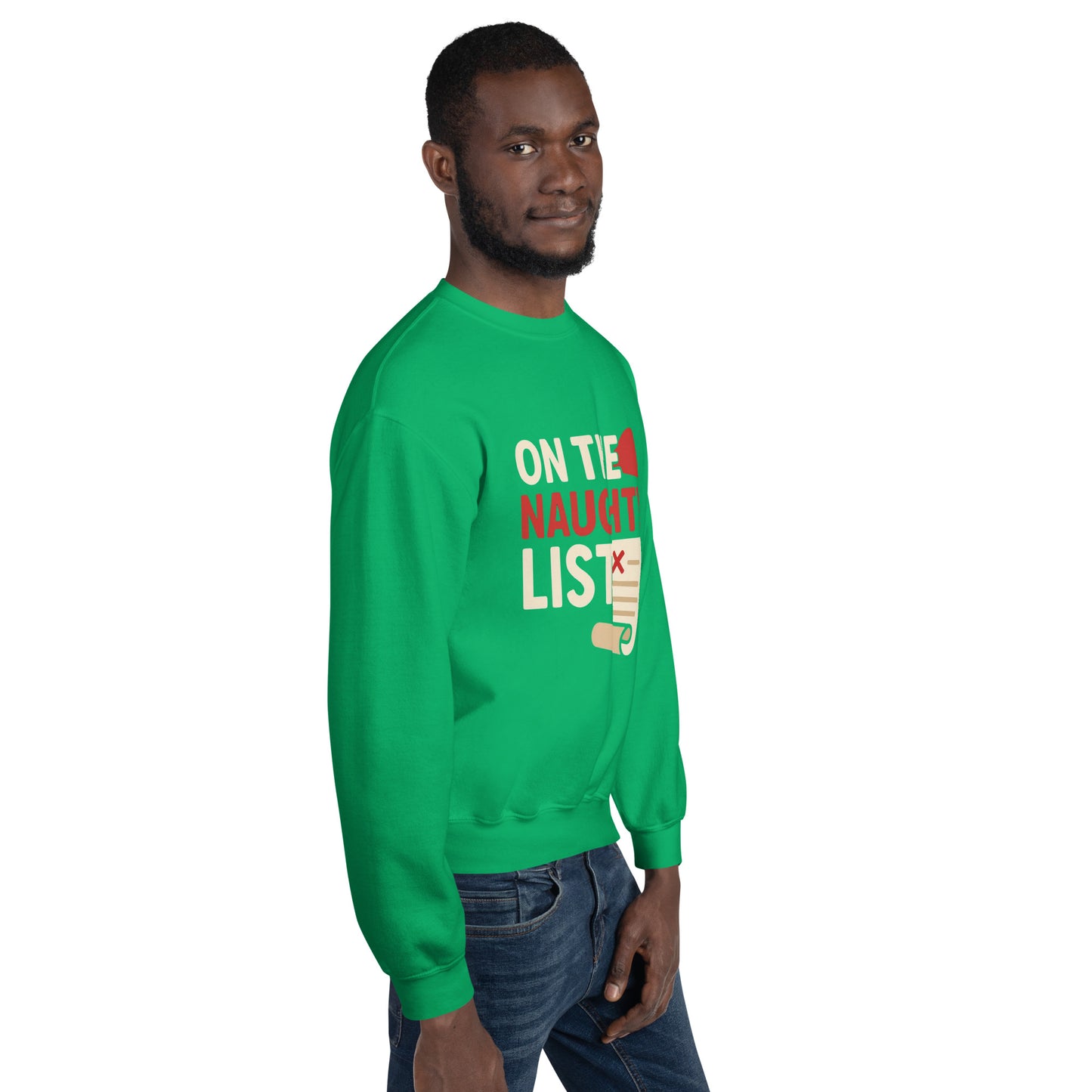 On The Naughty Santa Christmas List Jumper