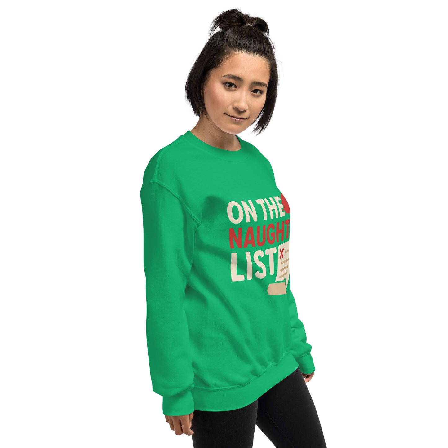 On The Naughty Santa Christmas List Sweater