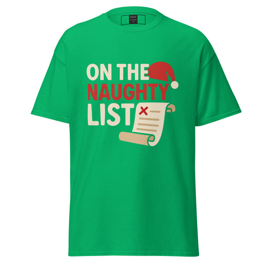 On The Naughty List Christmas T-Shirt