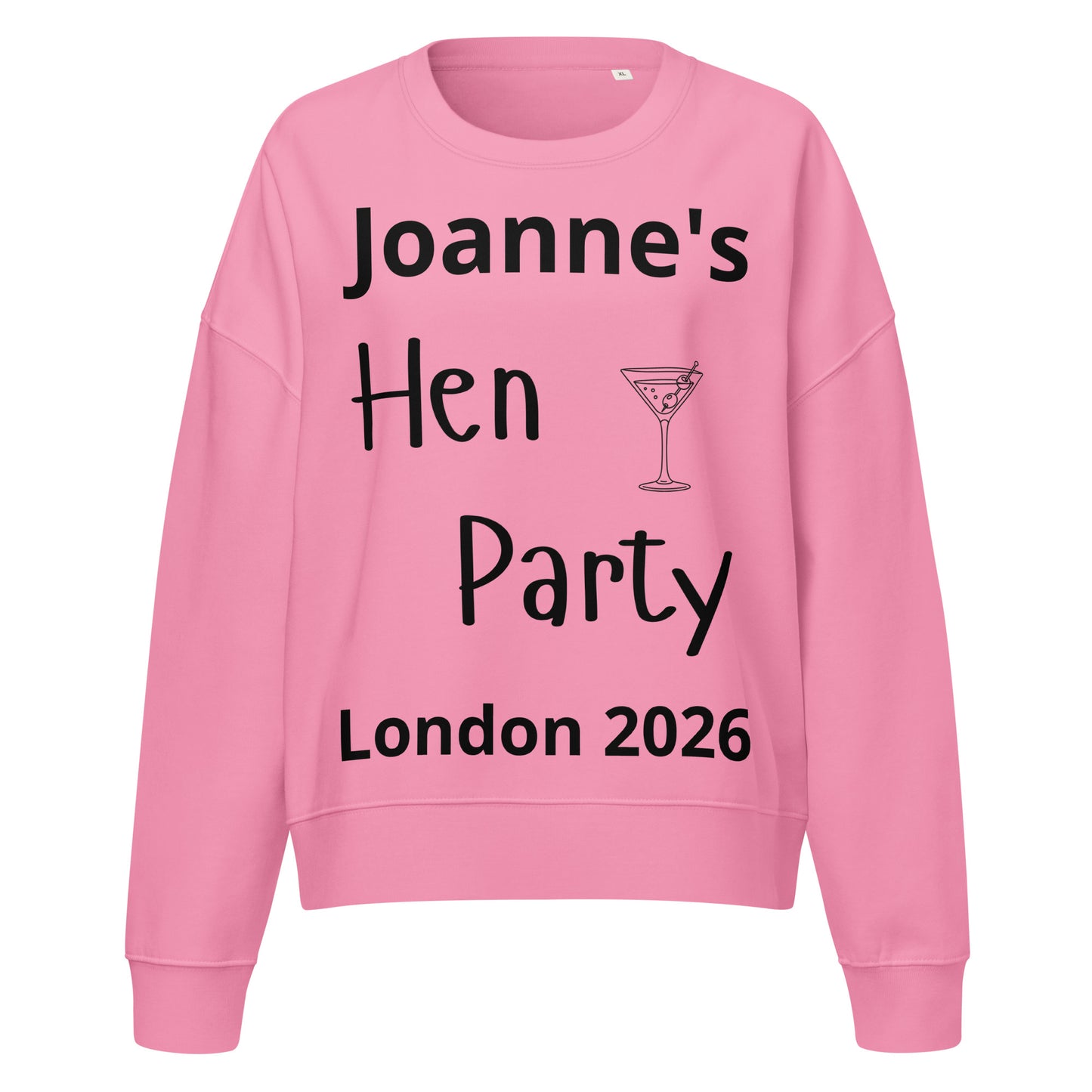 Personalised Hen Party Sweat Shirt