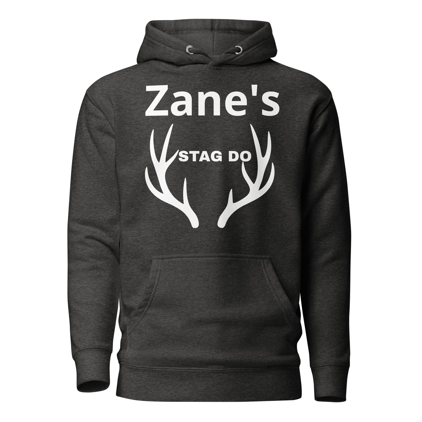 Personalised Stag Do Hoodie (Charcoal)