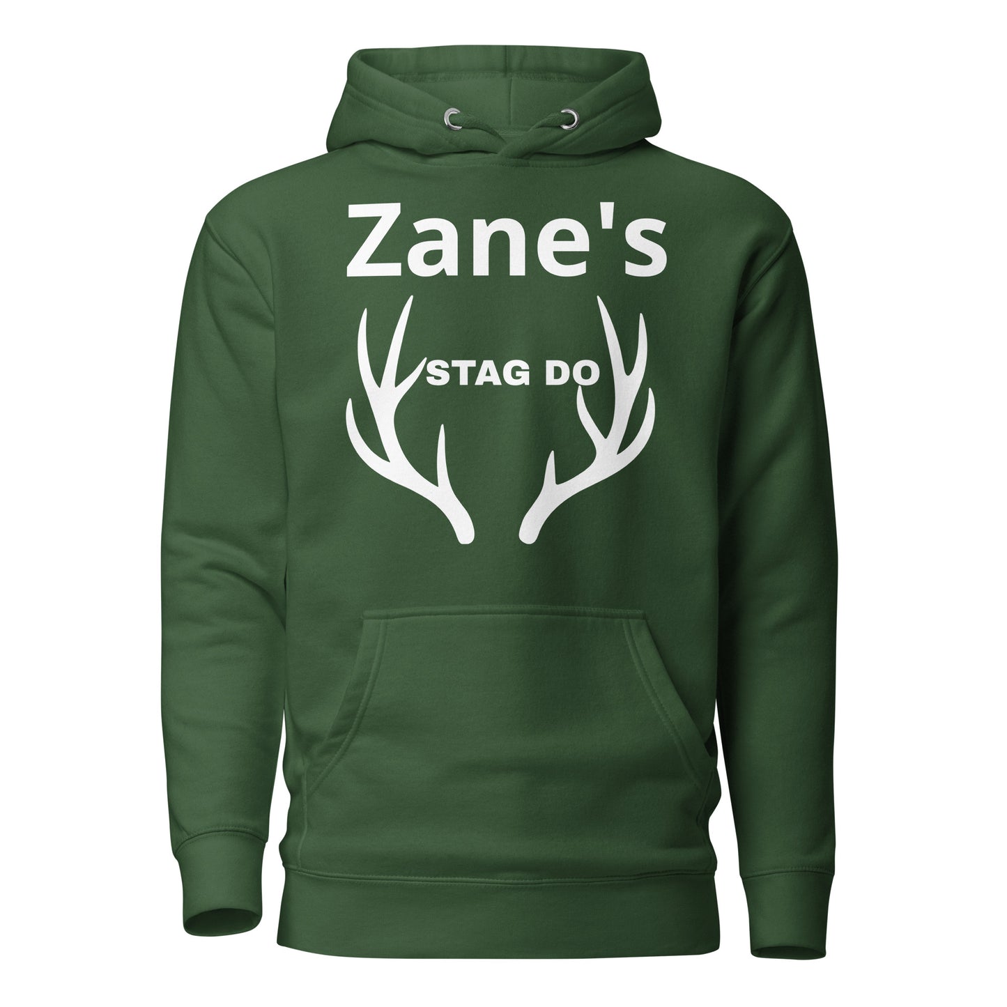 Green Personalised Stag Do Hoodie