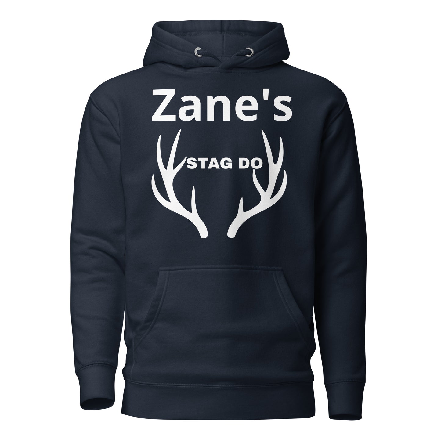 Navy Personalised Stag Do Hoodie