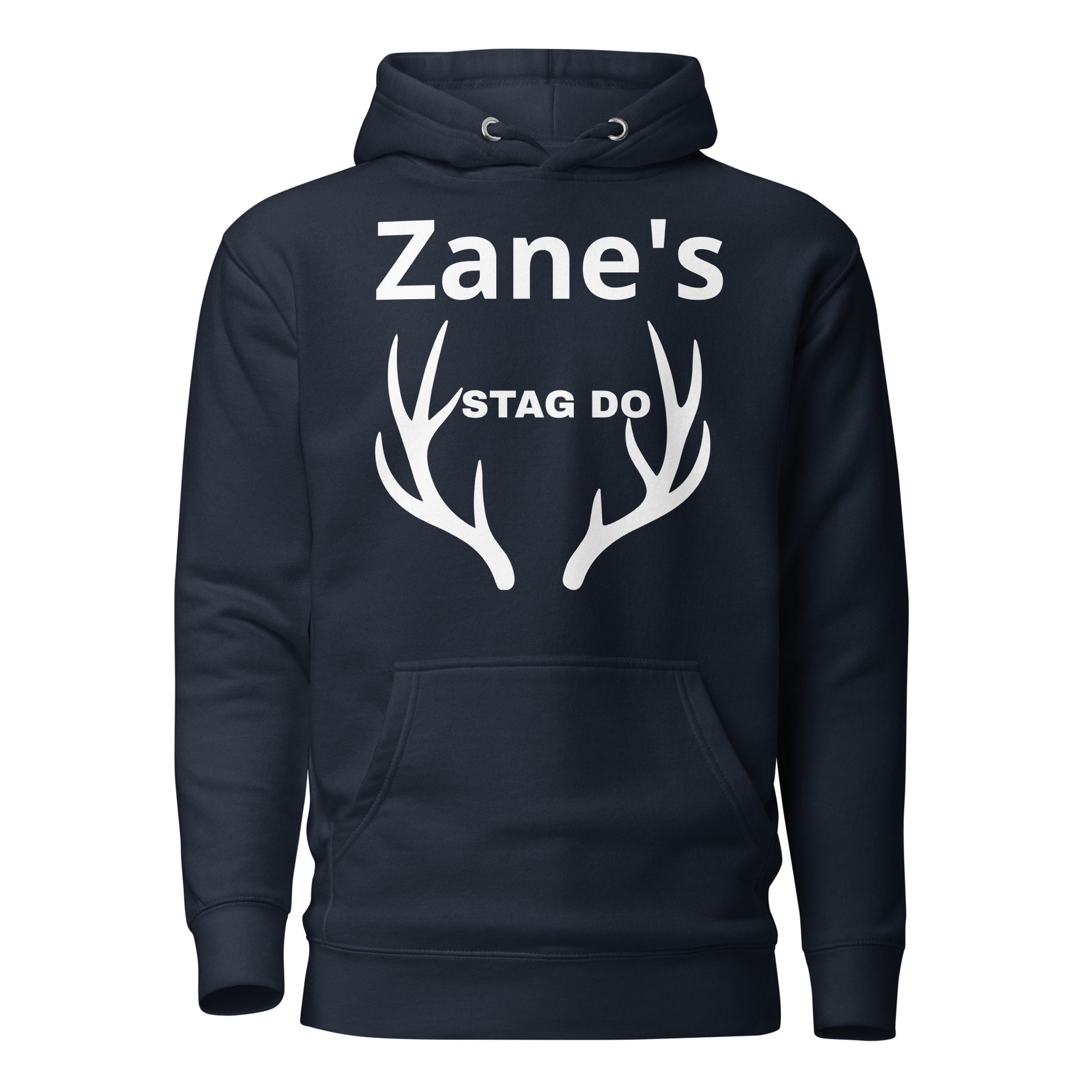 Navy Personalised Stag Do Hoodie