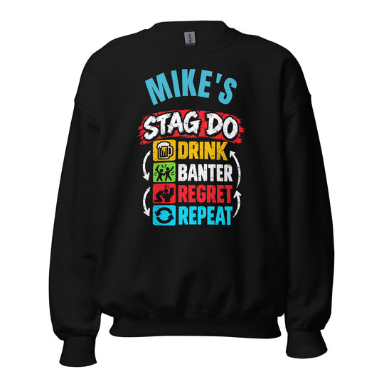 Personalised Stag Do Party Jumper