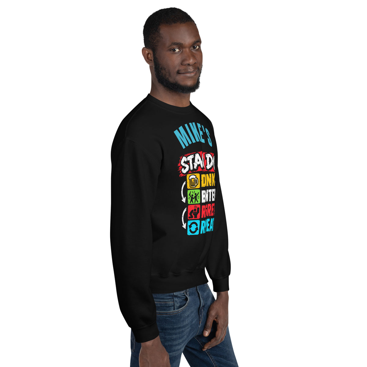 Personalised Stag Do Party Sweat Top