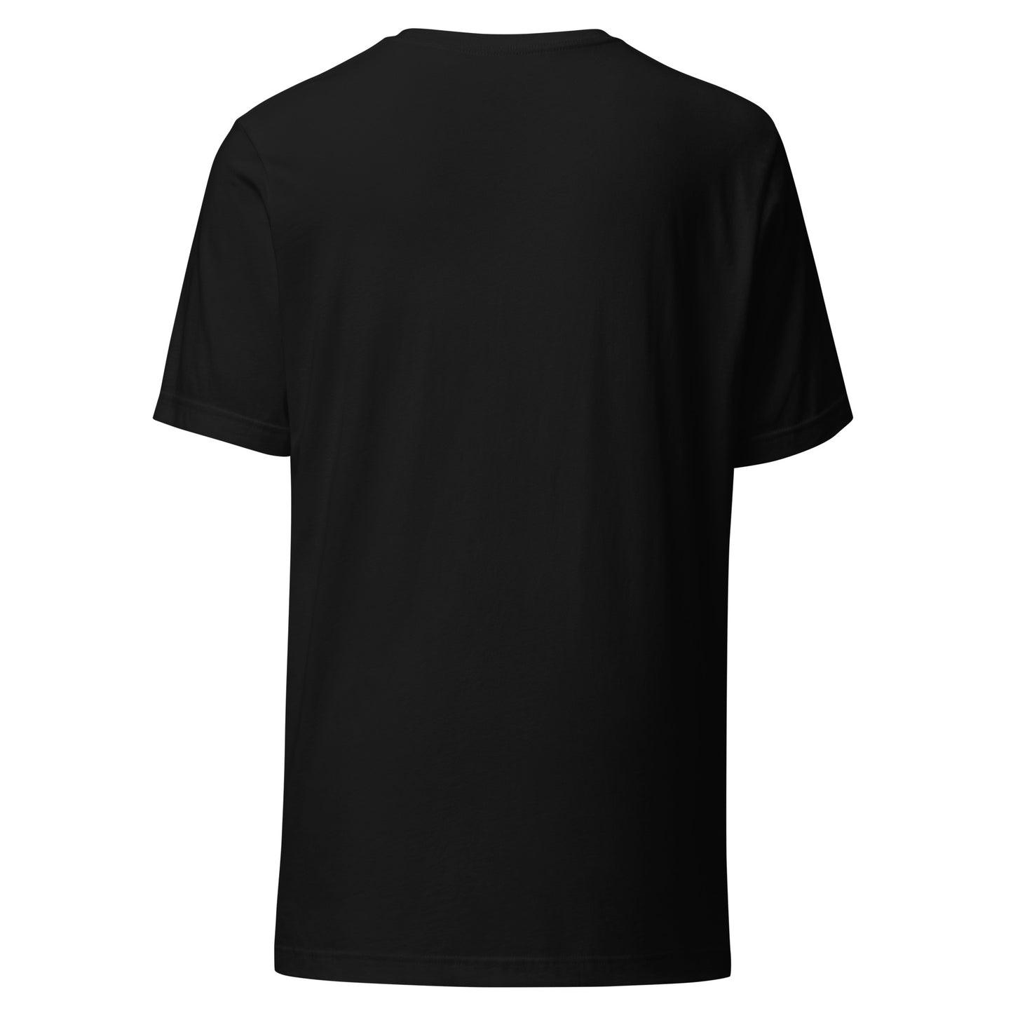 Back of Personalised Black Stag Do Tee