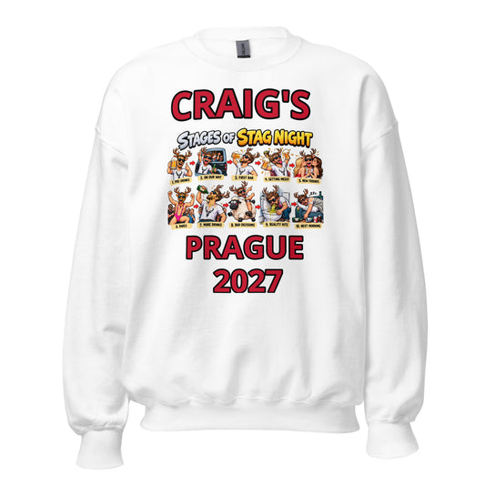 Personalised Stages Of A Stag Party Jumper