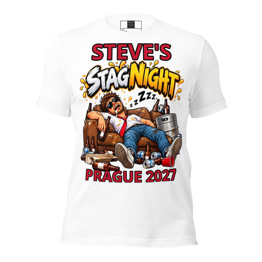 Personalised Too Much Beer Stag Night T-Shirt