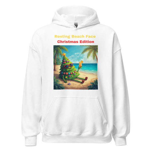 Resting Beach Face Christmas Edition Party Hoodie