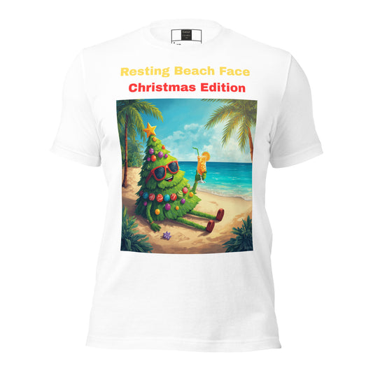 Resting Beach Face Christmas Edition Party T-Shirt