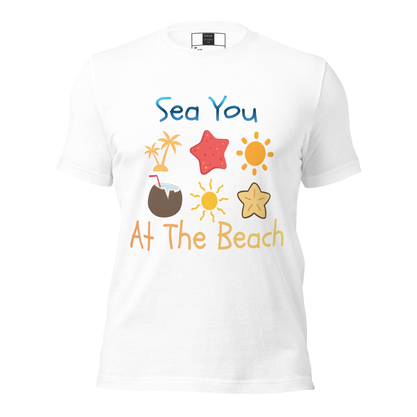 Sea You At The Beach White Tee