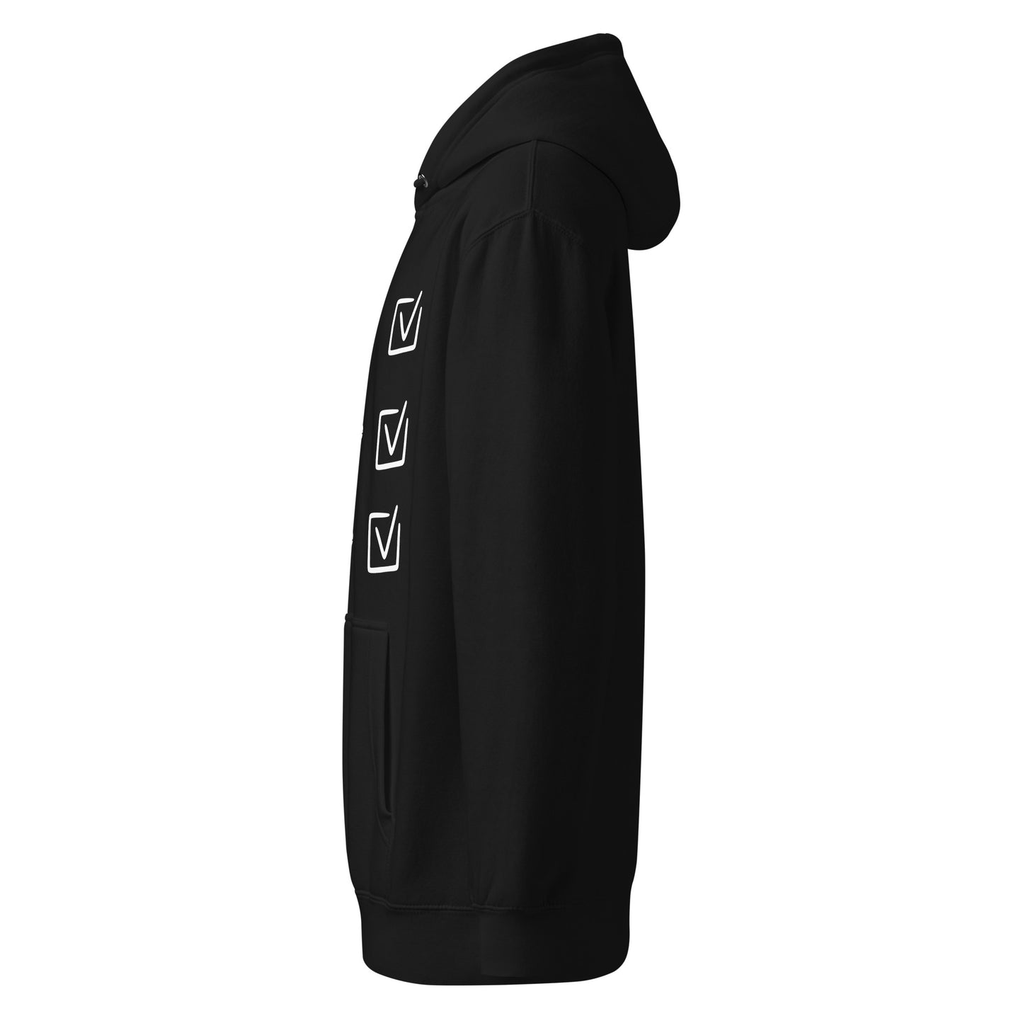 Side of Wears Black Drinks Coffee Hoodie
