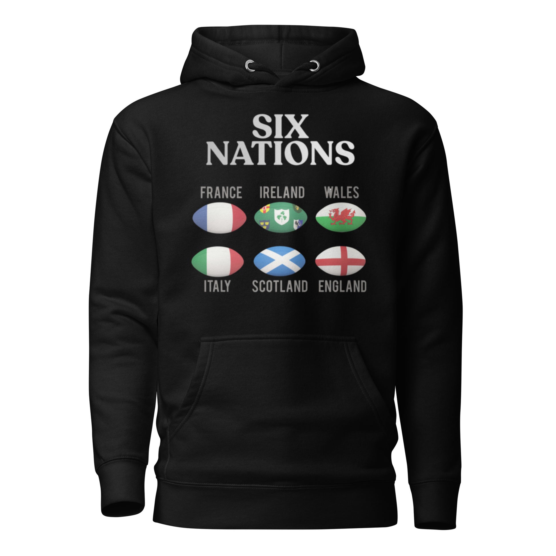 Six Nations Black Hoodie