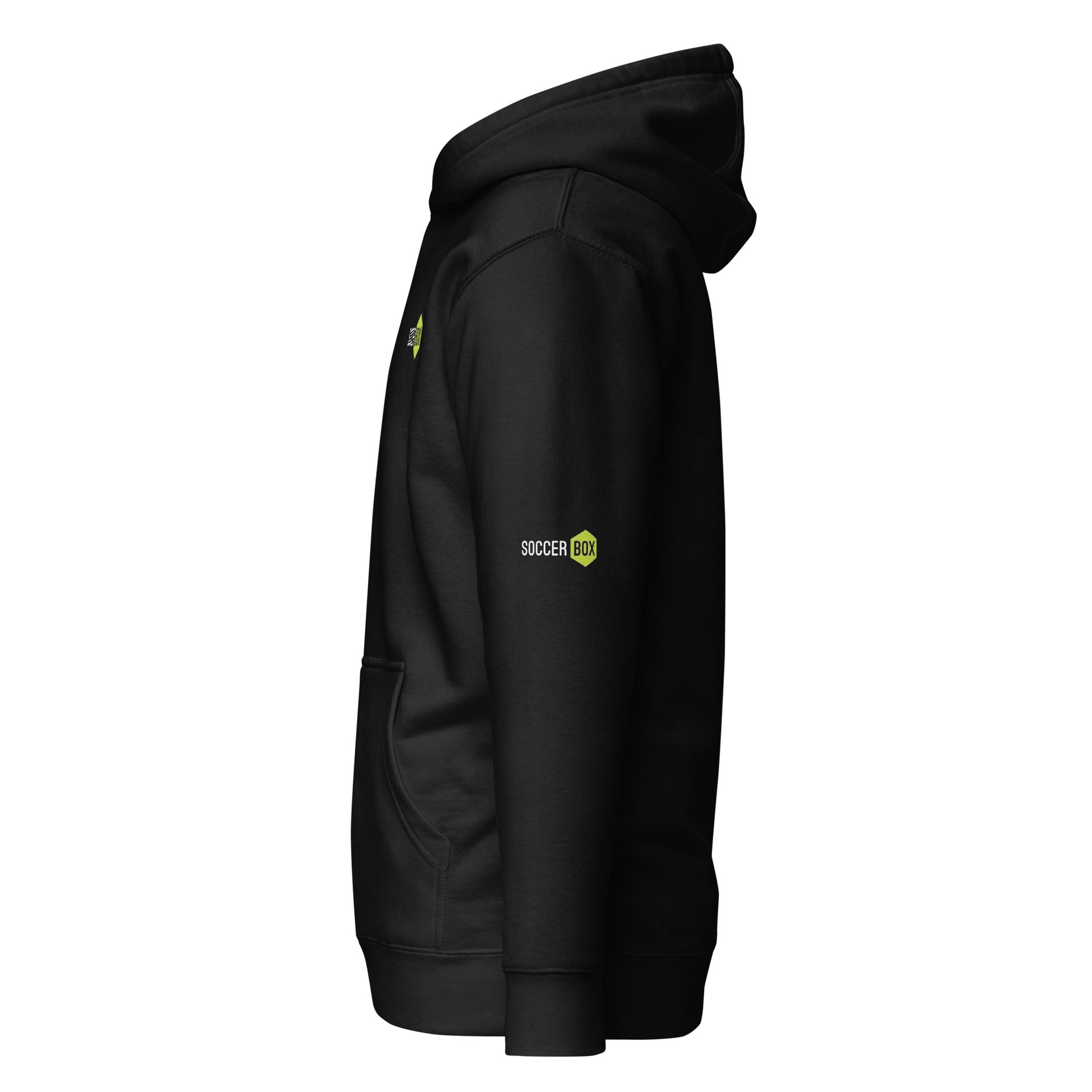 Side Of Soccer Box Branded Hoodie