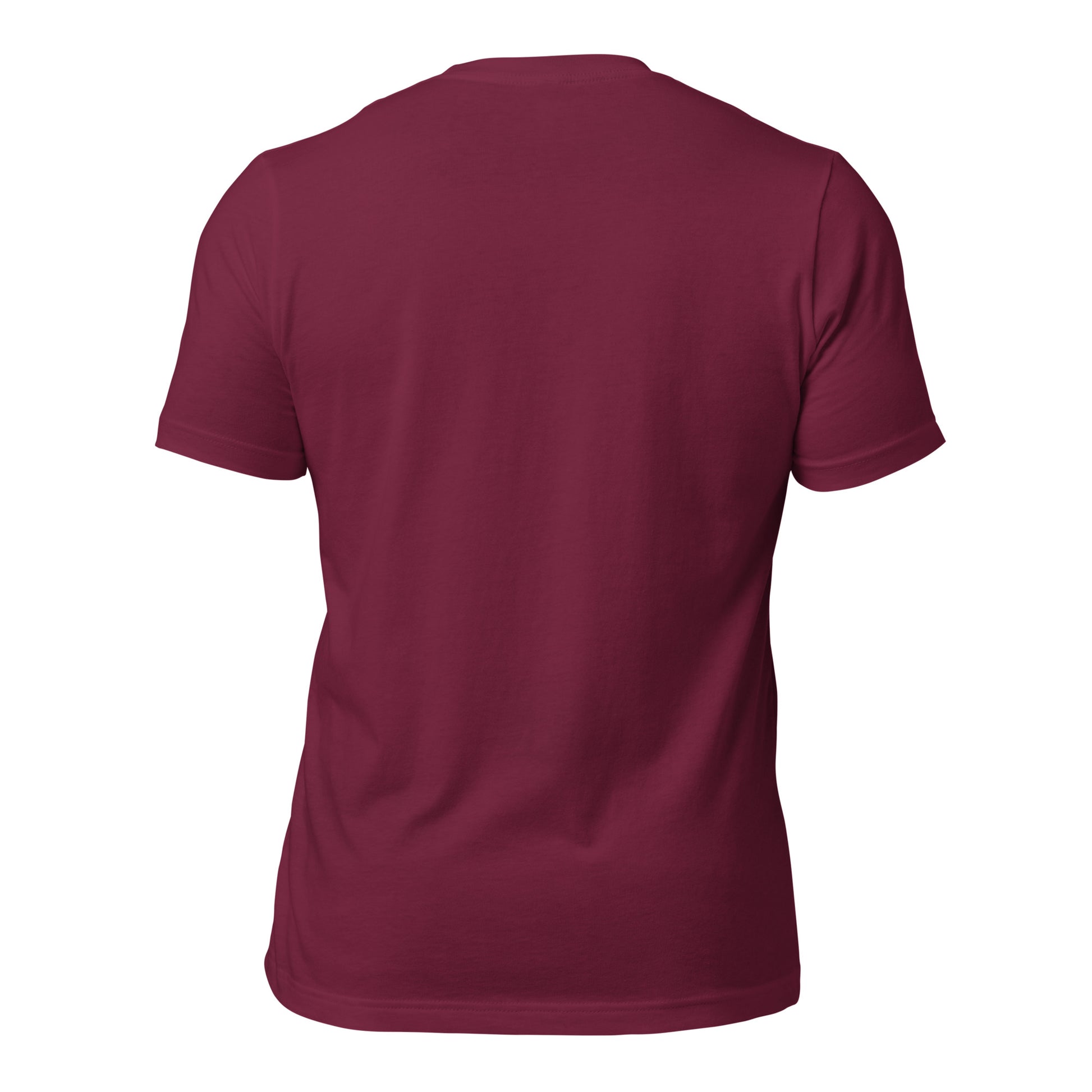 Back Of Some Of My Best Friends Are Fictional Maroon T-Shirt