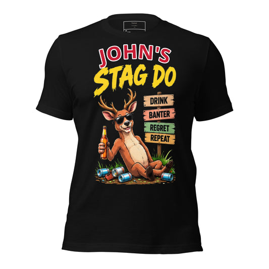 Personalised Stag Do Party T-Shirt