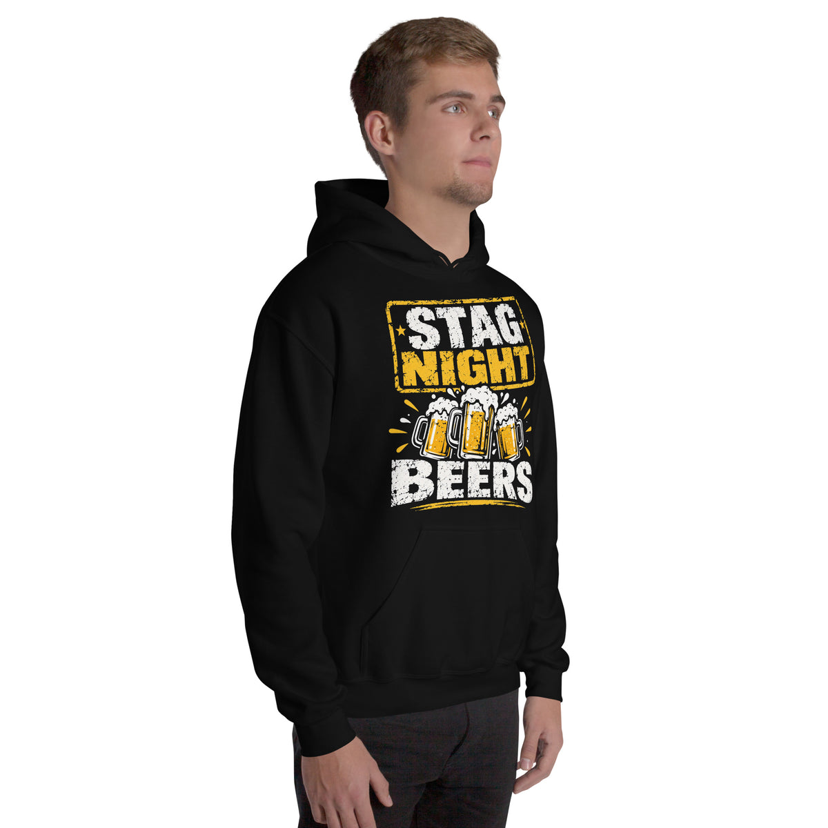 Stag Night Beers Party Hoodie