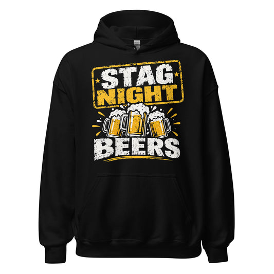 Stag Night Beers Hoodie