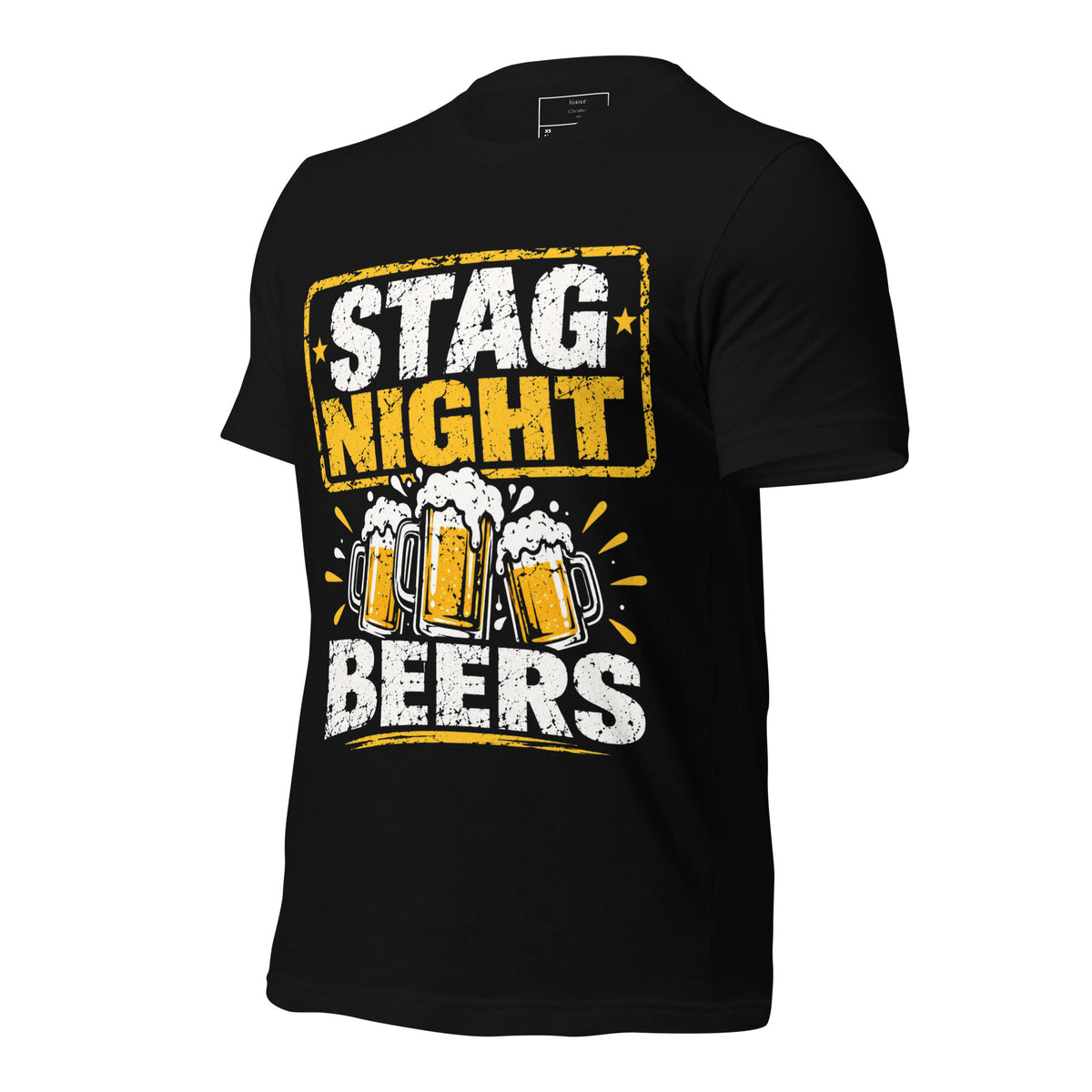Stag Night Beers Black T-Shirt