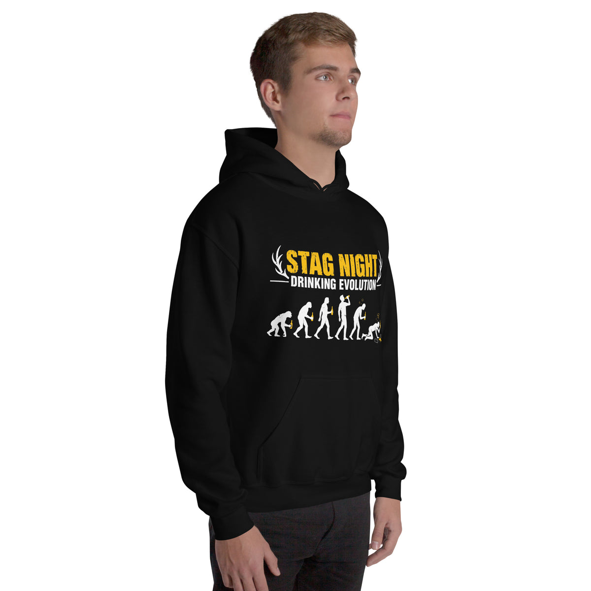 Stag Night drinking Evolution Hoody