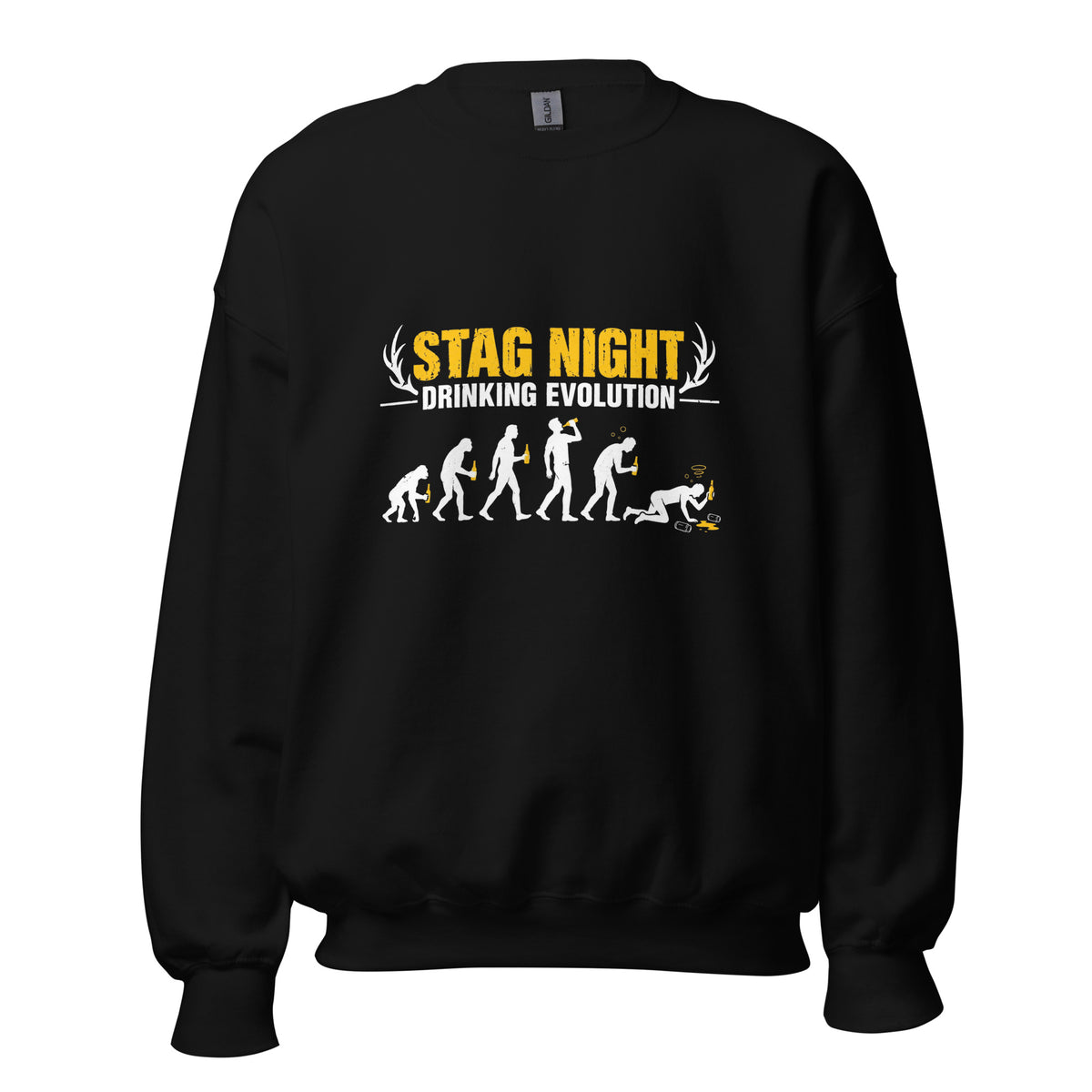 Stag Night Drinking Evolution Jumper
