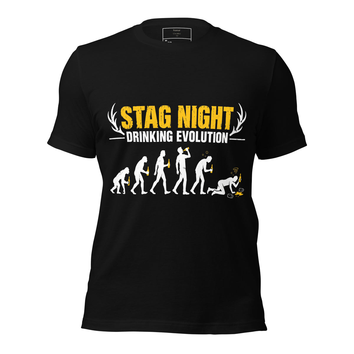 Stag Night Drinking Evolution T-Shirt