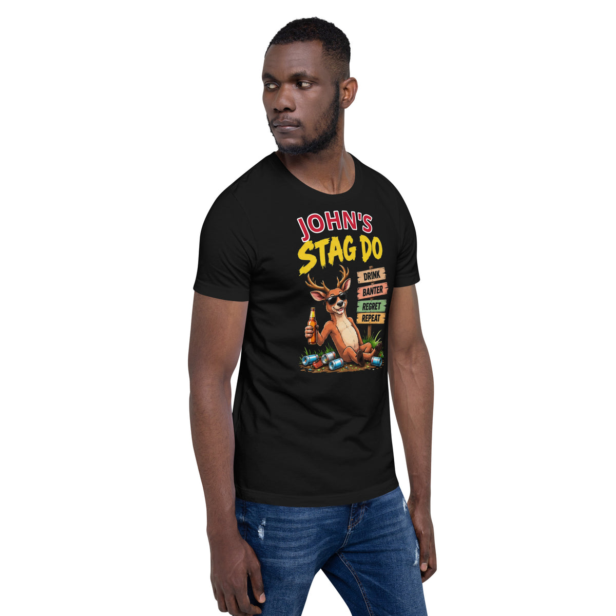 Personalised Stag Night party T-Shirt