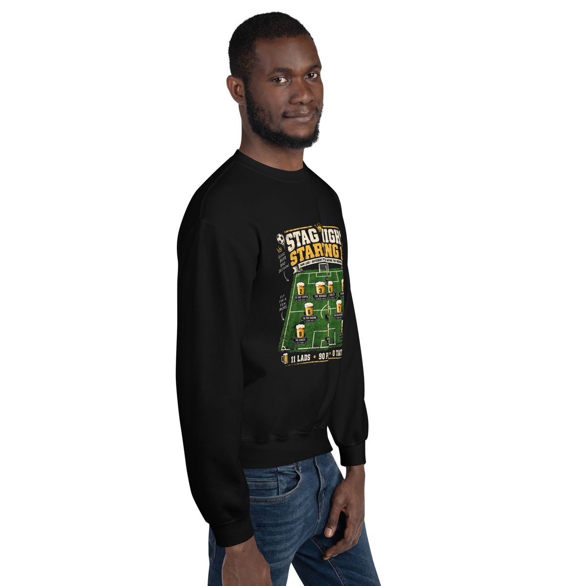 Stag Night Starting 11 Sweat Top