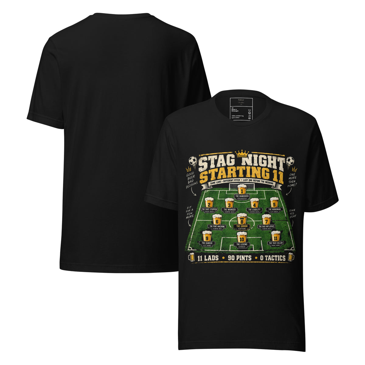 Stag Night Starting 11 Tee
