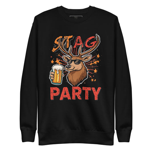 Stag party Black Sweatshirt