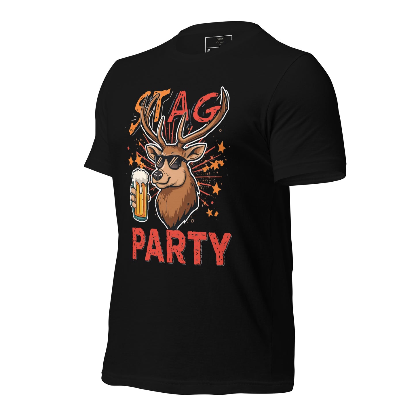 Side Of Black Stag Party Tee