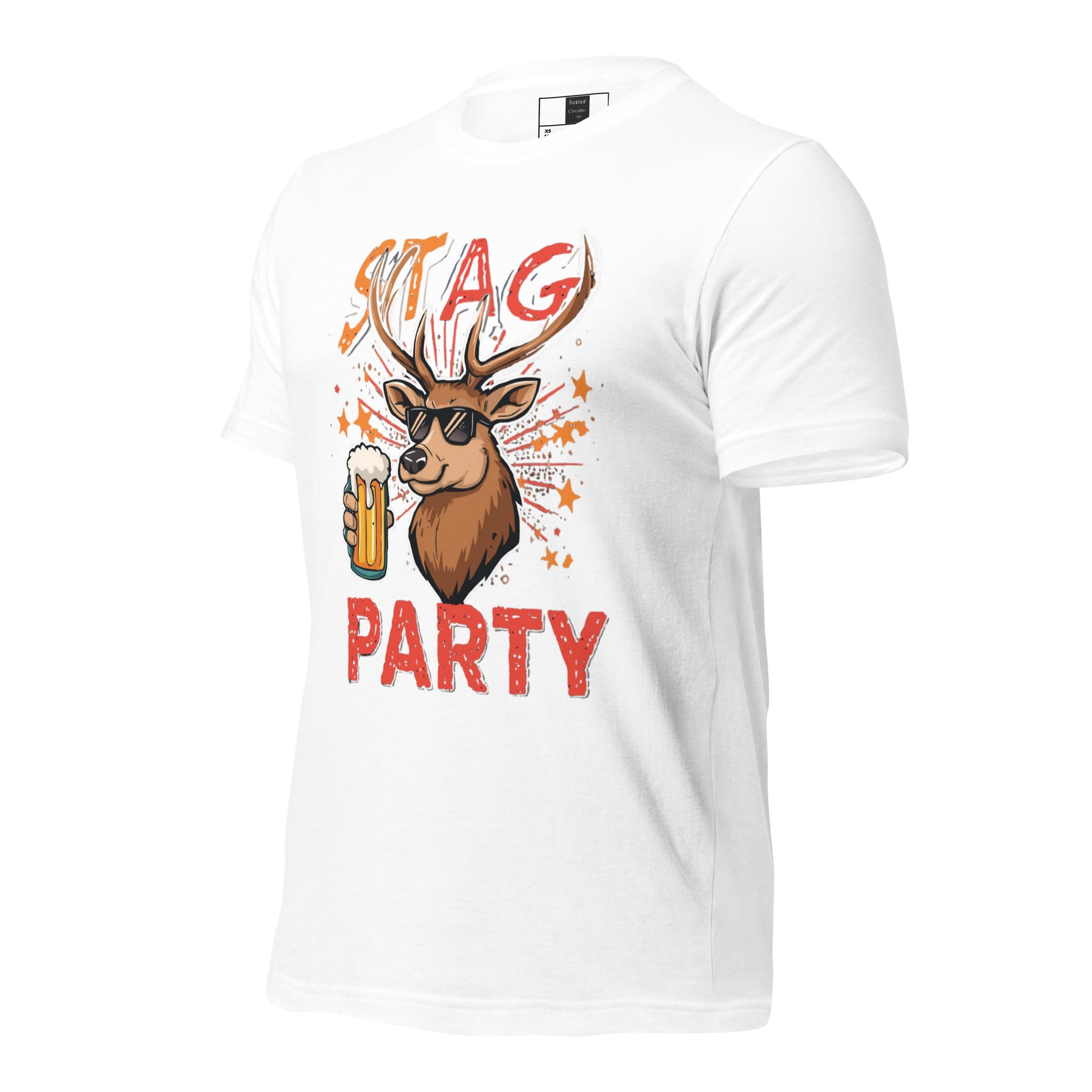 Side Of White Stag Party Tee