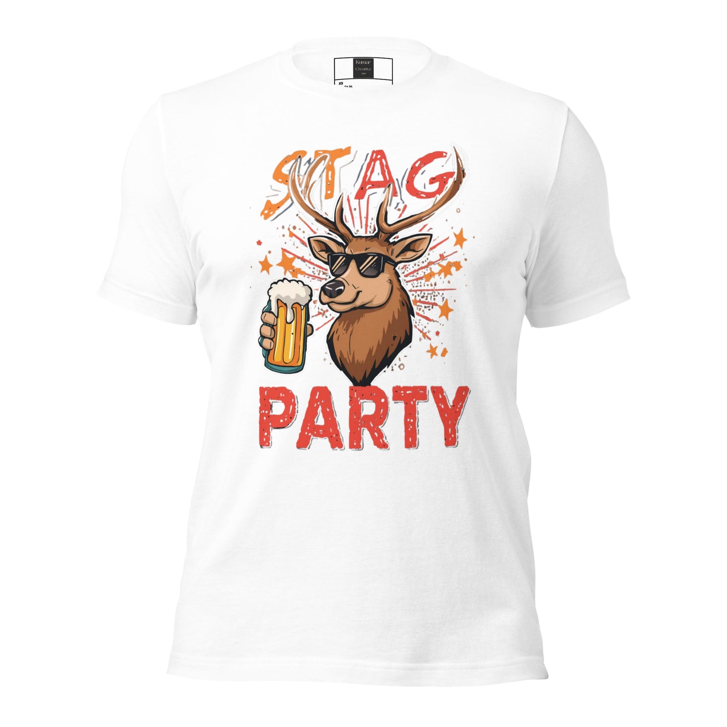 Stag Party White T-Shirt