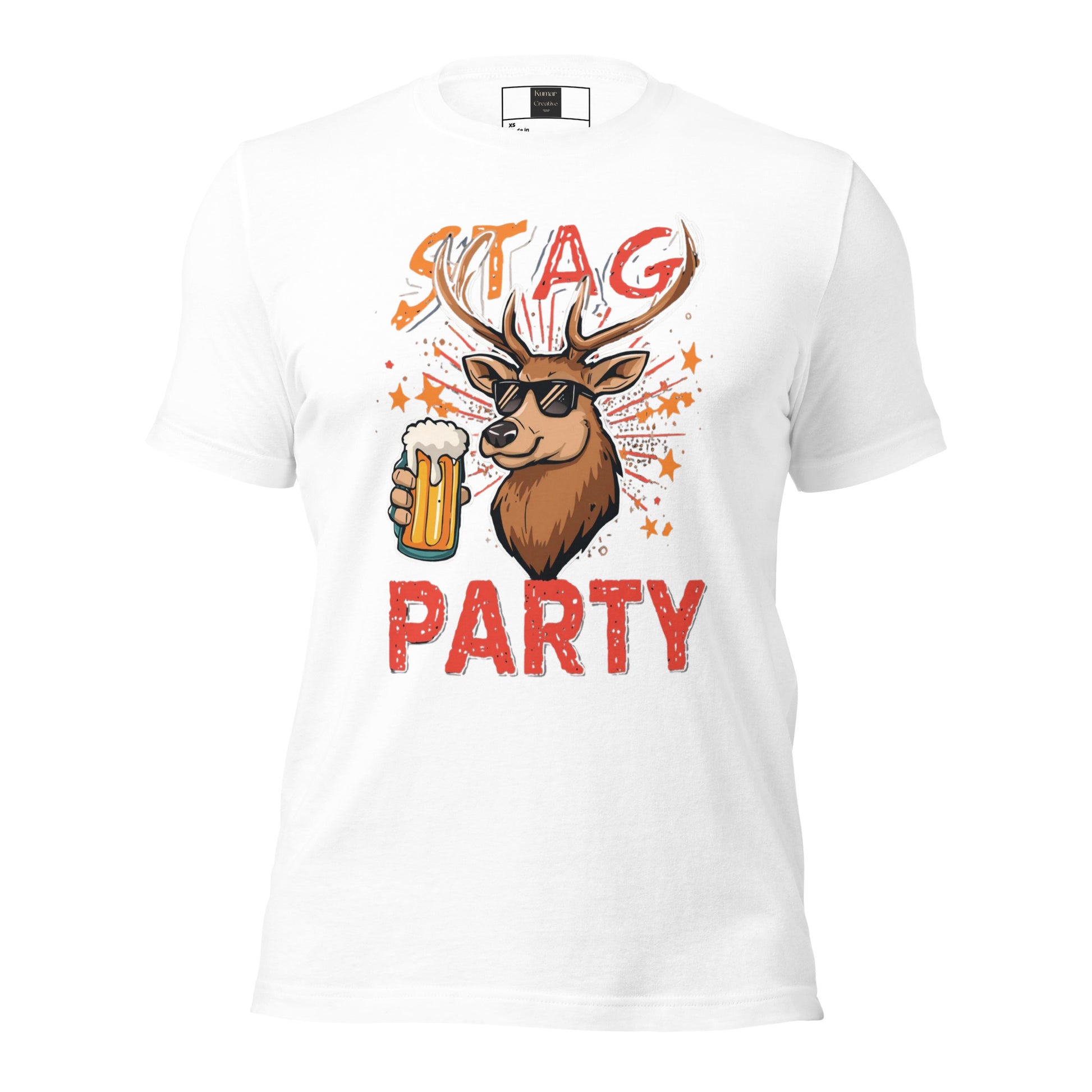 Stag Party White T-Shirt