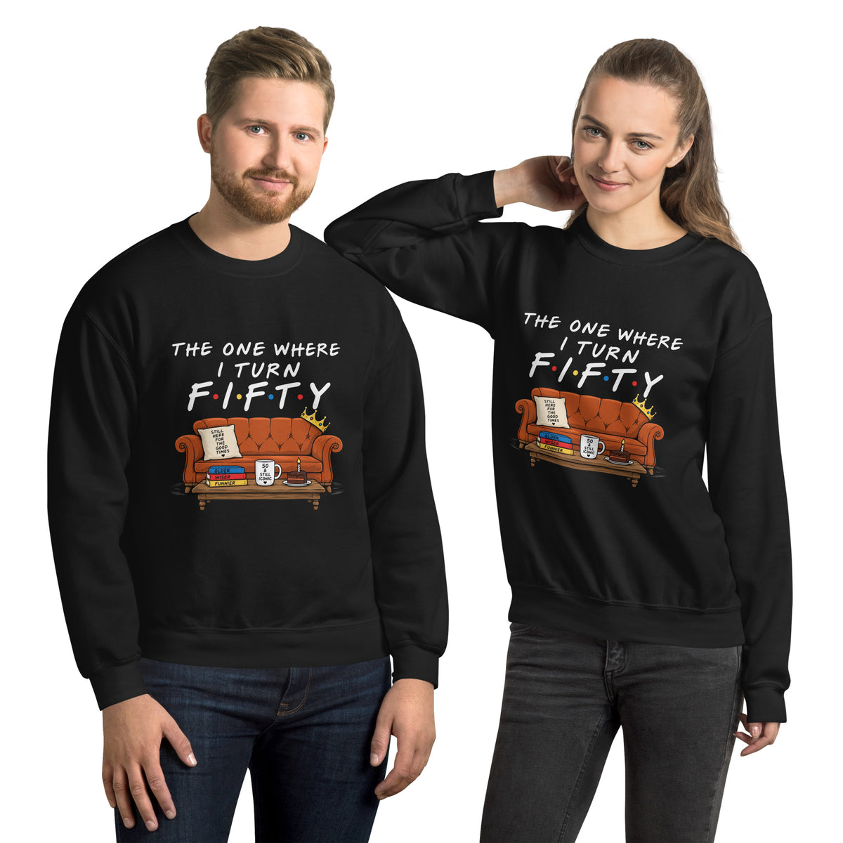 The One Where I Turn Fifty Unisex Jumper