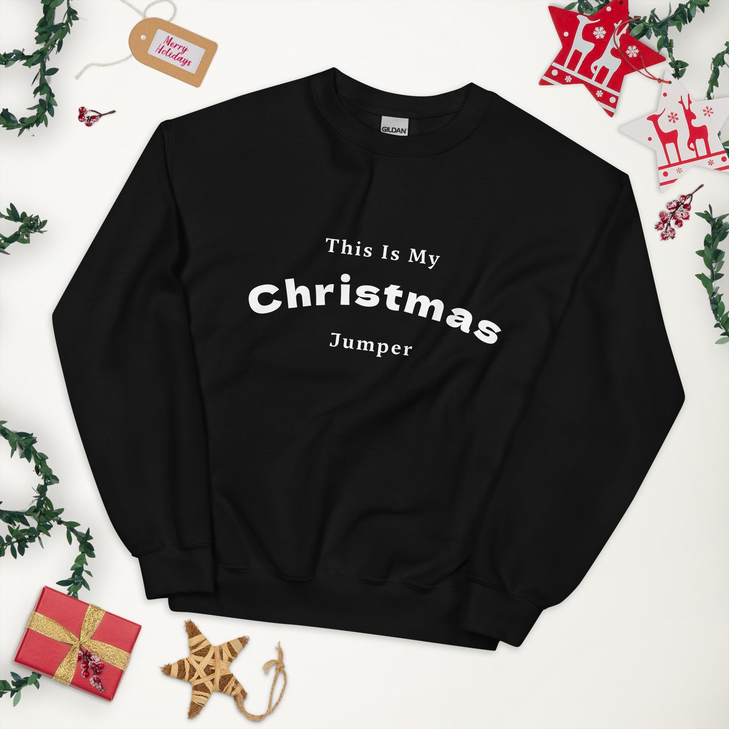 This Is My Christmas Party Black Jumper