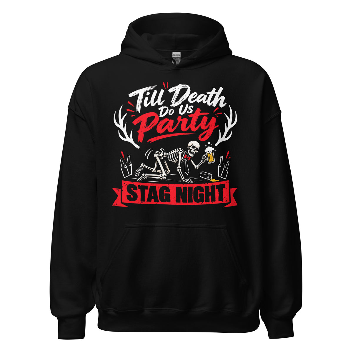 Till Death Do Us Party Stag Night Hoodie