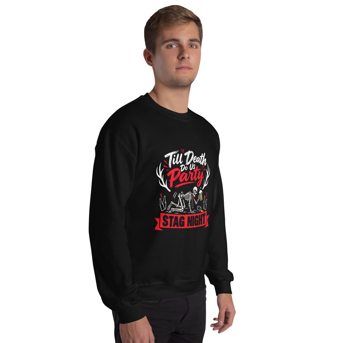 Till Death Do Us Party Stag Night Sweat Top