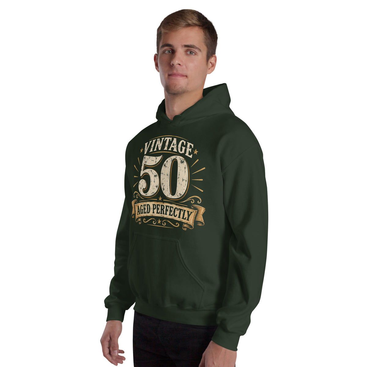 Vintage 50 Aged Perfectly Celebration Hoodie