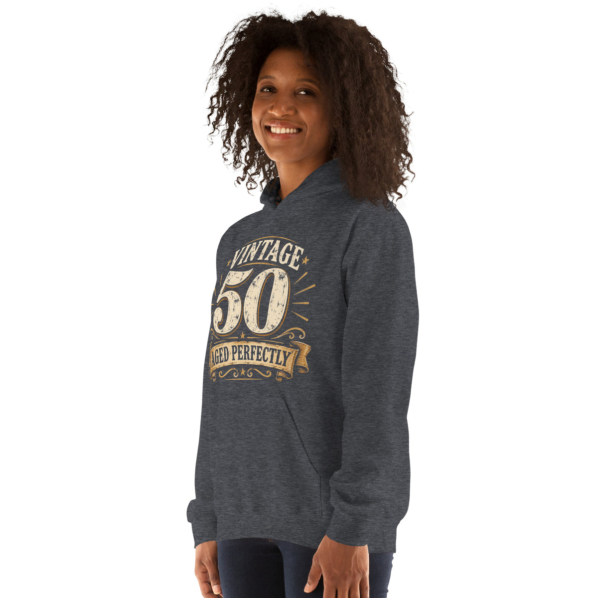 Vintage 50 Aged Perfectly Party Hoodie