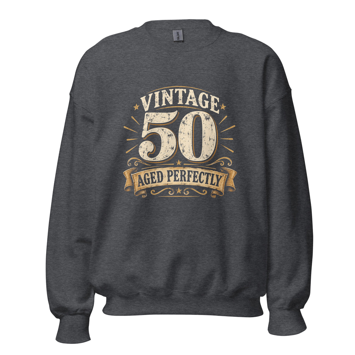 Vintage 50 Aged Perfectly Grey Jumper