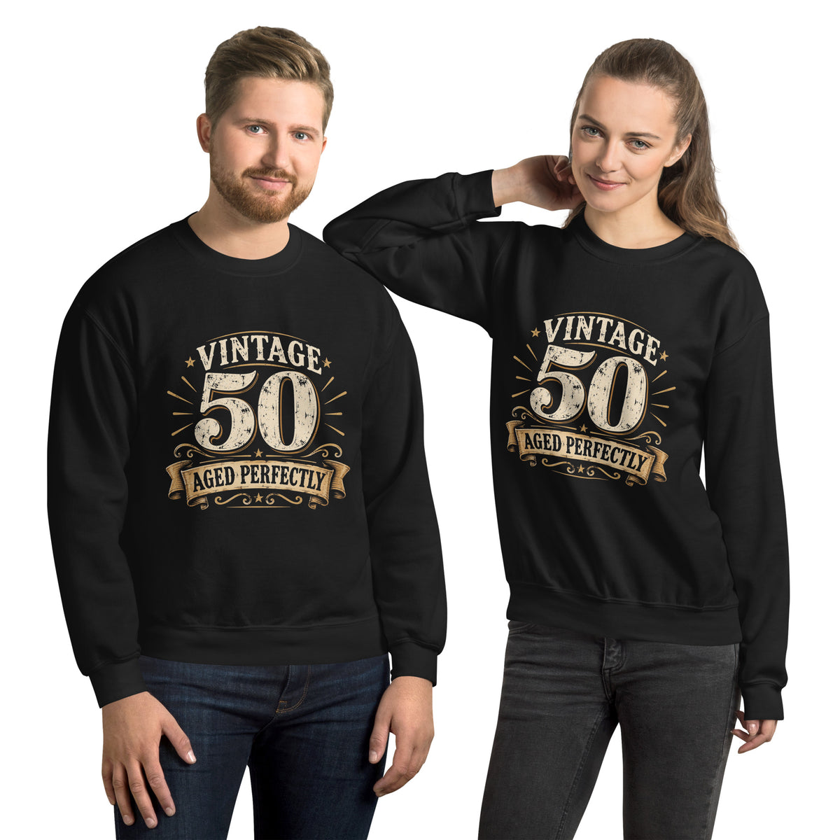 Vintage 50 Aged Perfectly Unisex Jumper