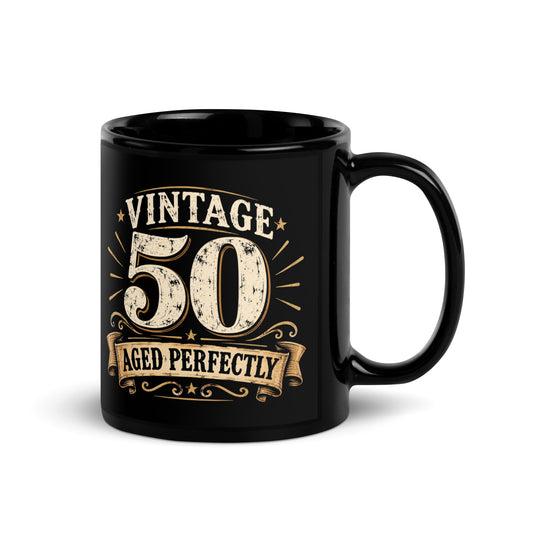 Vintage 50 Aged Perfectly Mug